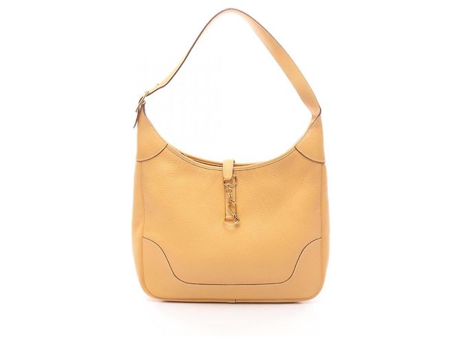 Borsa a Spalla Hermès Trim 35 Giallo