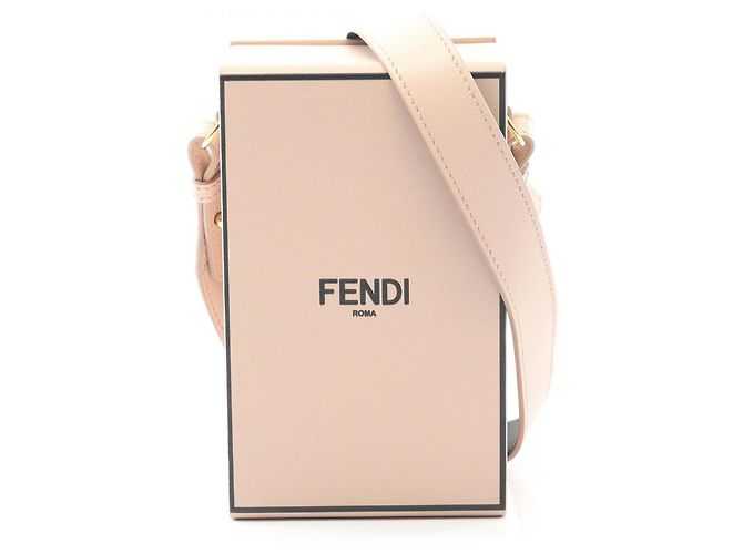 Bolsa de Ombro Fendi Box Rosa