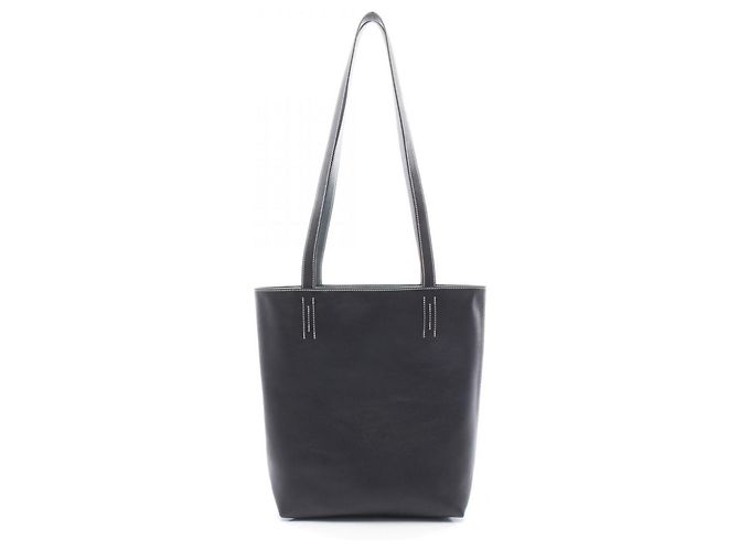 Borsa tote Hermès Neo Double Sens 35 Nero Verde