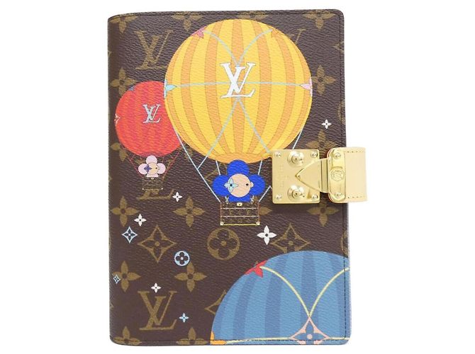Louis Vuitton Monogram Balloon Couverture Carnet Paul Organizer Brown
