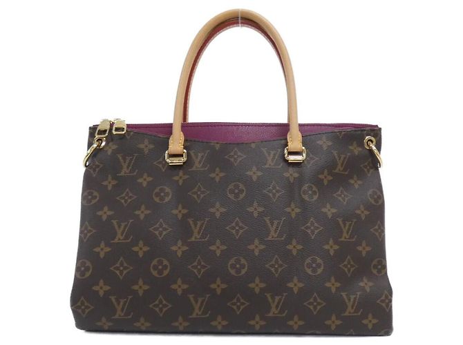Sac à main Pallas Monogram Louis Vuitton Marron