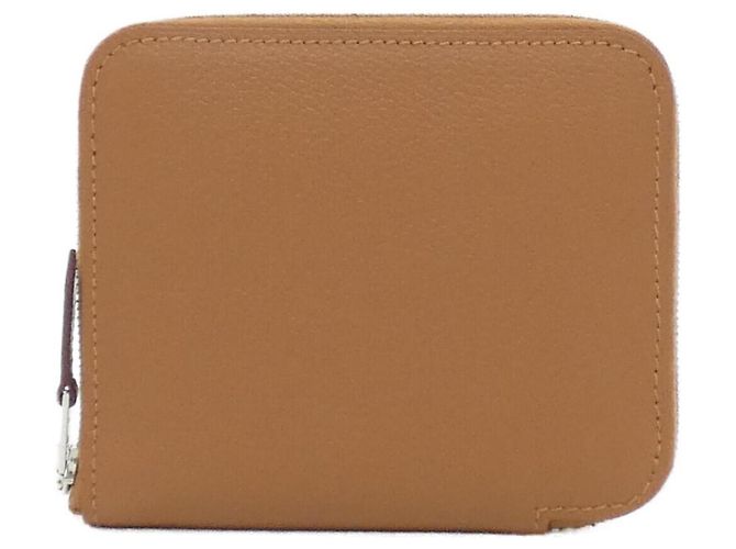 Silk In Billetera bi-fold de seda Hermès DELLA CAVALLERIA Dorado