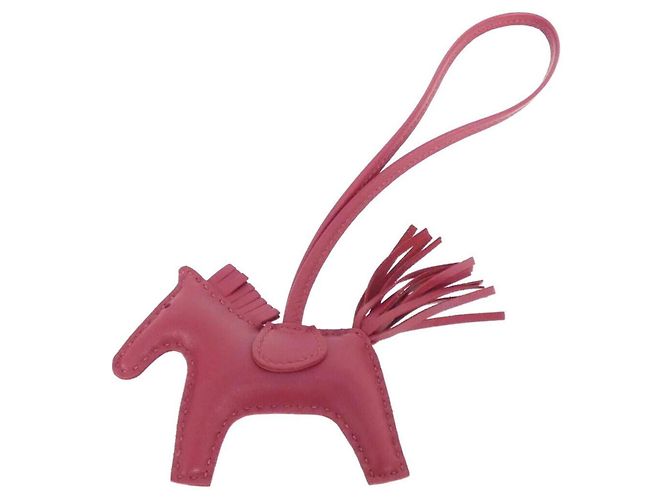 Hermès Rodeo Accessories Handbag Charm PM Red 