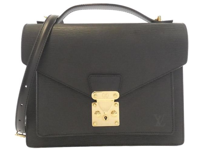 Borsa Monceau Epi Louis Vuitton Nero