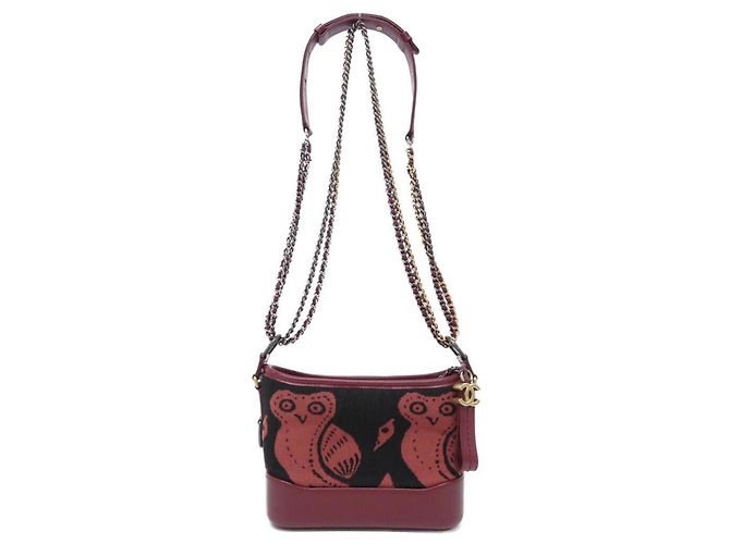 Timeless Borsa a Spalla Chanel Gabriel Line 91810 Nero Rosso