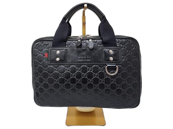 GUCCI Rubber Guccissima Compact Computer Case Black