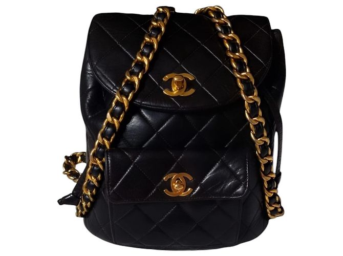Chanel Duma Backpack Black