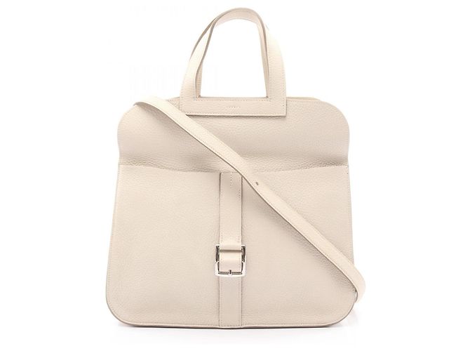 Sac à main Hermès Arzan 31 Marron Écru