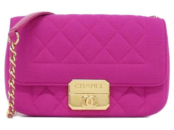 Bolsa de Ombro em Lona Chanel