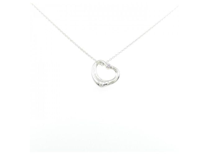 Tiffany & Co Collar Open Heart Tiffany Plata
