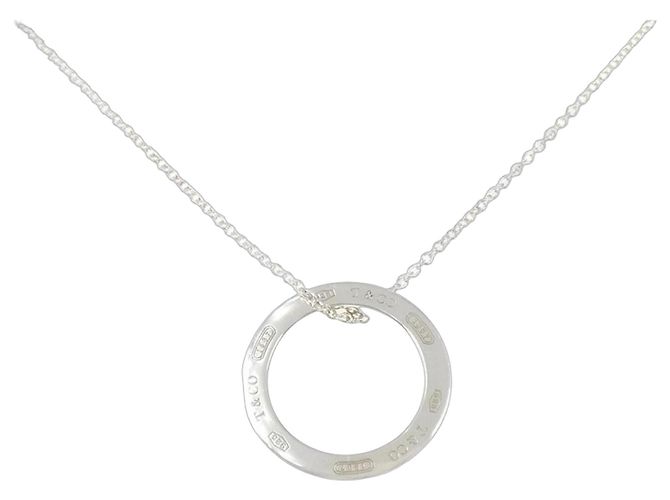 Tiffany & Co Collana Circle Tiffany 1837 Argento