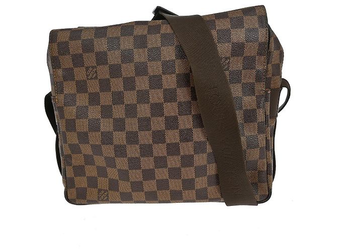 Sac à main Naviglio Damier Louis Vuitton Marron