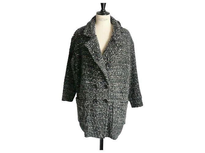 ISABEL MARANT ETOILE Superb ¾ Grey Tweed Jacket