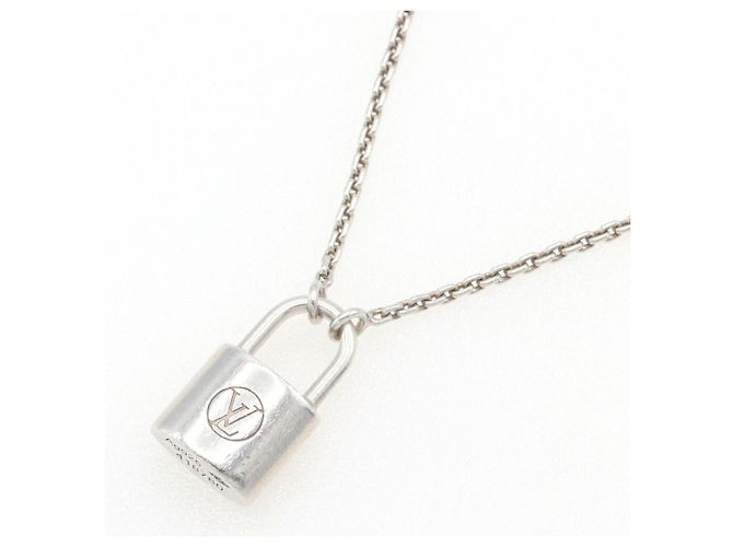 Lockit Halskette aus Sterlingsilber von Louis Vuitton