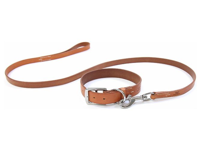 Hermès Hermes Dog Collar & Leash Set