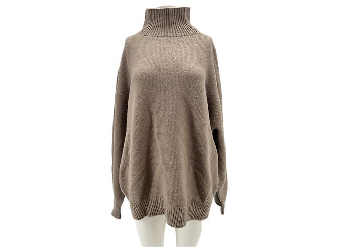 Autre Marque Taope Pullover aus Wolle und Kaschmir Braun