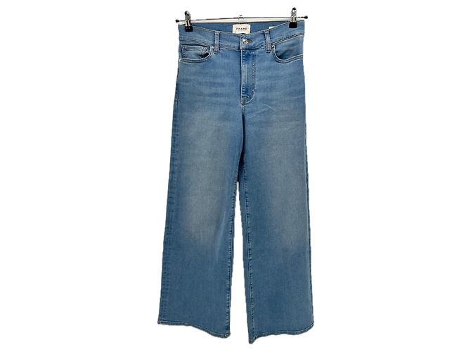 Jeans Frame Denim azul claro de algodón talla 27