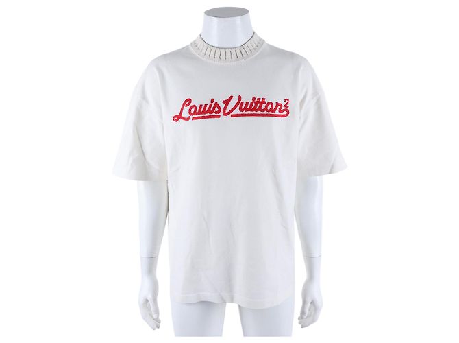 Louis Vuitton Camicia a maniche corte Bianco Panno