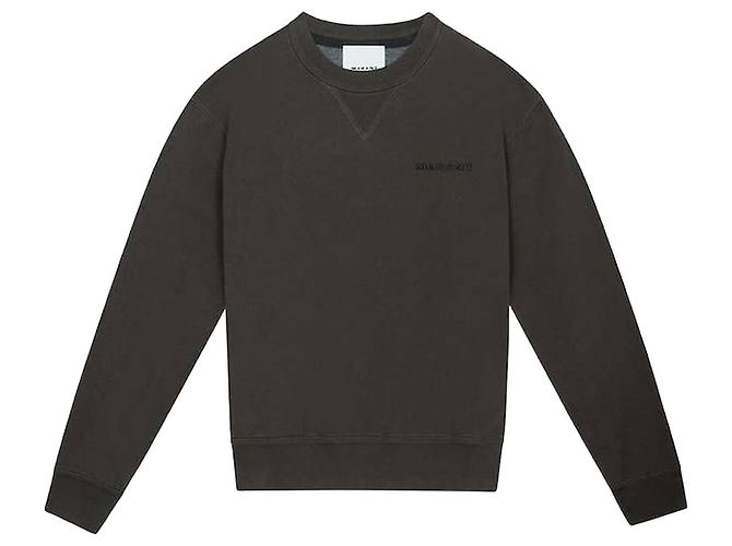 Isabel Marant Sweatshirt mit gesticktem Logo Schwarz