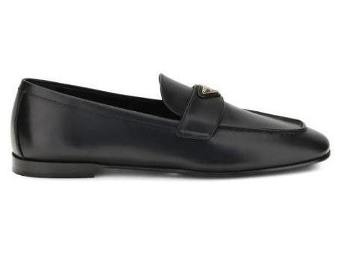 Prada Mocassini con logo Triangle Multicolore 
