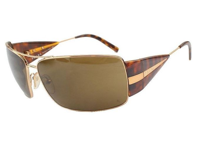 Prada Goggle Leopard Sonnenbrille Grün 