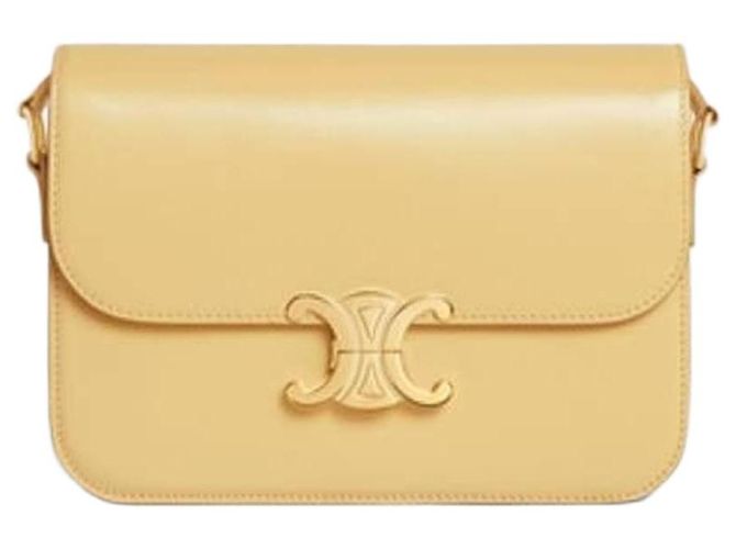 Céline Borsa CLASSIQUE TRIOMPHE in vitello lucido Giallo