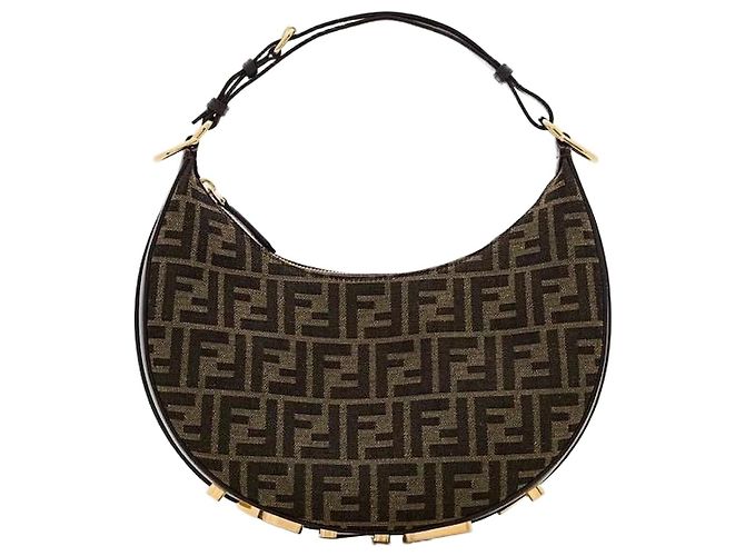 Fendi Piccola borsa hobo in tessuto Multicolore