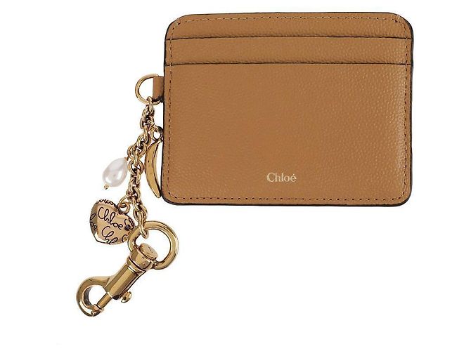 Chloé Grained Leather Cardholder