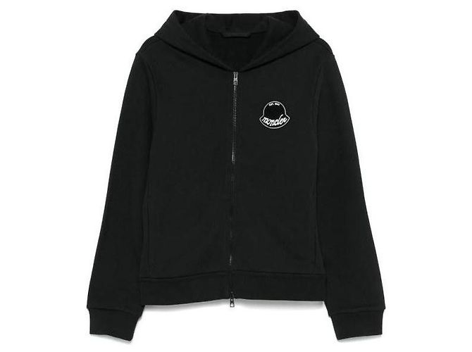 Moncler Felpa con zip e patch logo Multicolore