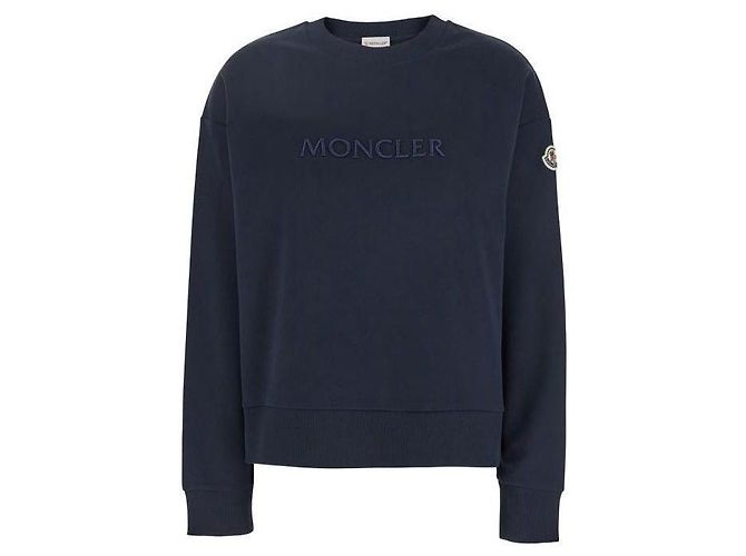 Moncler Moleton de algodão com logo Multicor 