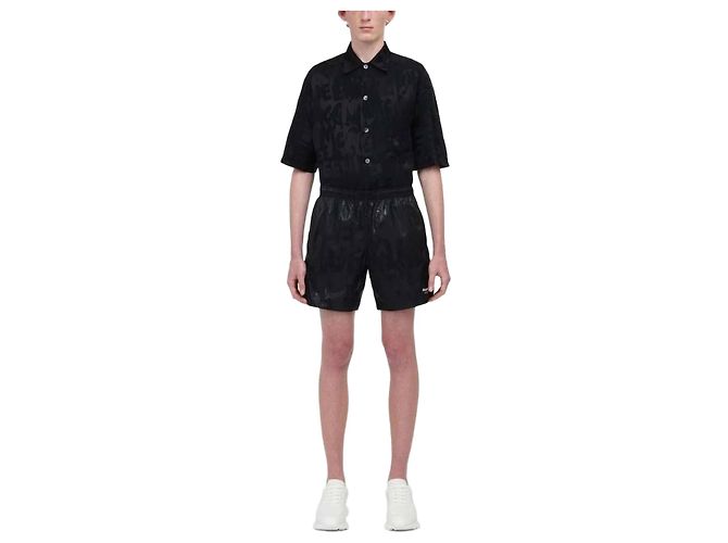 Alexander Mcqueen Graffiti Logo Swim Shorts Multiple colors