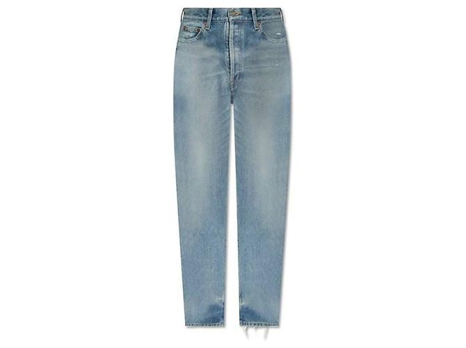Saint Laurent Vaqueros rectos de denim Multicolor 