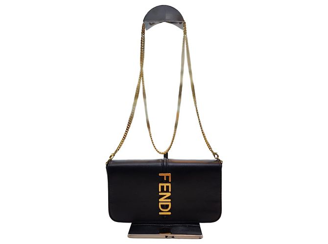 Fendi Portafoglio Gratitude e Borsa a Tracolla Nero