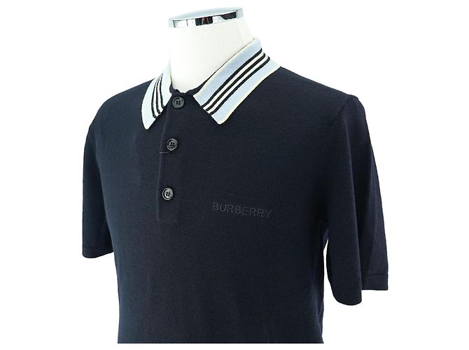 Burberry Polo PK da uomo Blu
