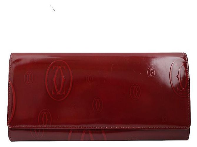 Cartier Red Happy Long Wallet