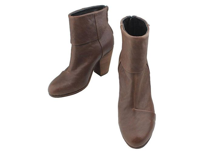Rag & Bone Chocolate Ankle Boots Brown