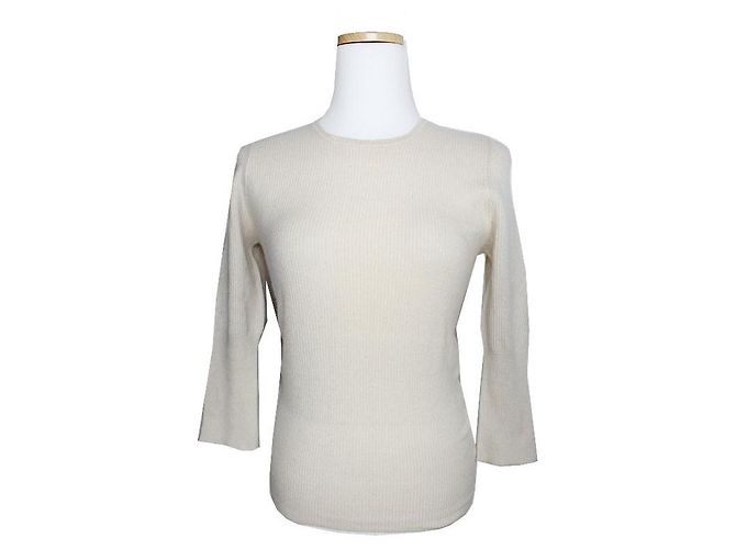 Givenchy Blusa de malha de cashmere aveia Marrom