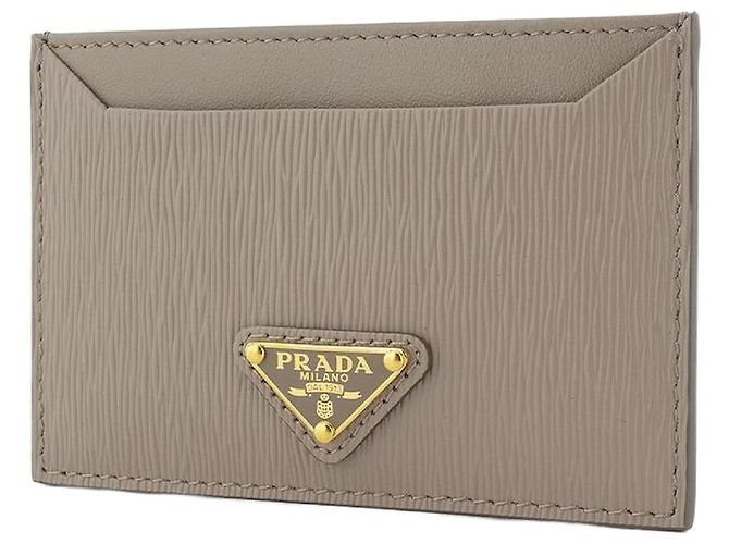 Vitello Prada Leather Card Holder CIPRIA Pink