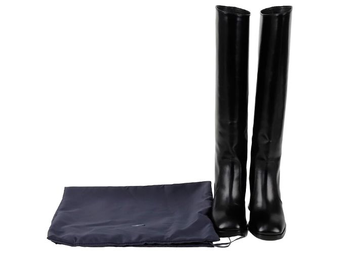 Prada Botas altas Negro 