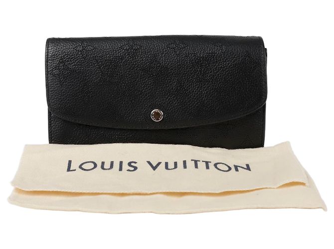Louis Vuitton Cartera Larga Mahina Iris Negro