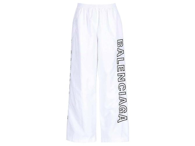 Balenciaga Pantaloni da jogging ricamati con logo Multicolore