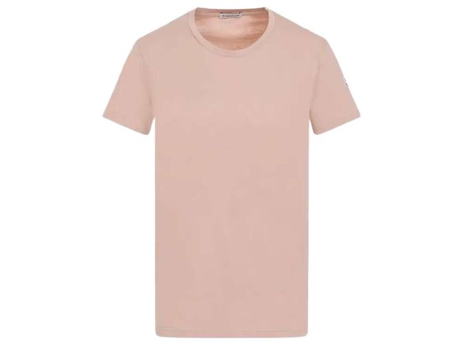 Moncler Camiseta de manga curta com patch de logo