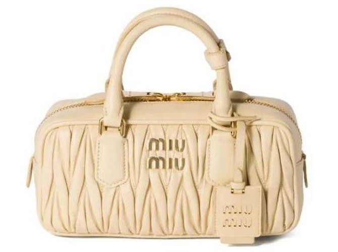 Miu Miu Nappa Leather Bag Green
