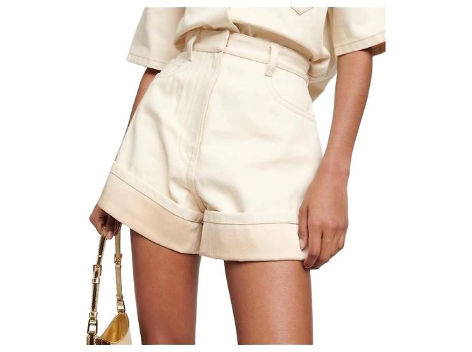 Prada Shorts de denim de algodão