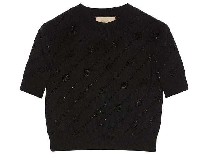 Gucci Pull en cachemire entrelacé Multicolore