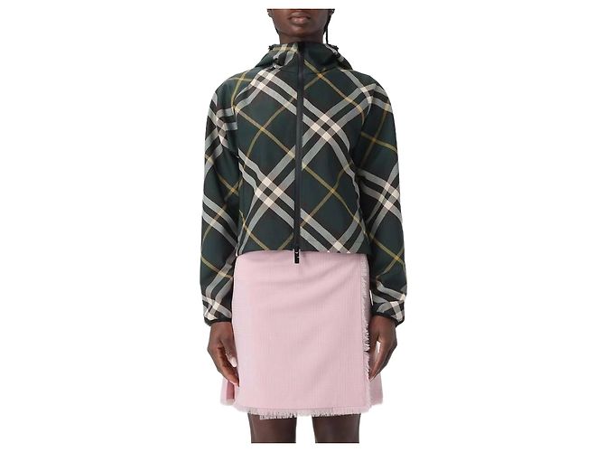 Burberry Crop Checked Light Jacket Multiple colors