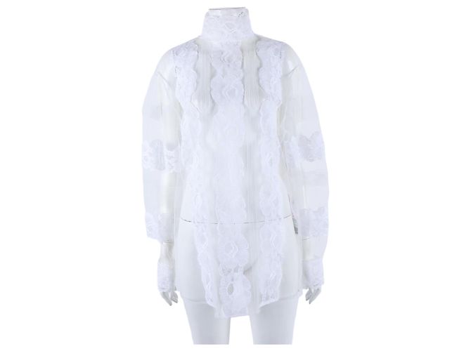 Blusa de Renda Valentino Branco