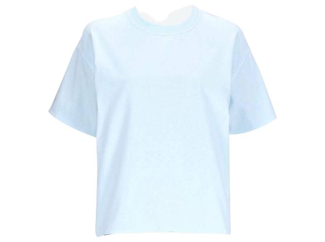 Bottega Veneta Camiseta de algodão com listras de camada dupla Multicor