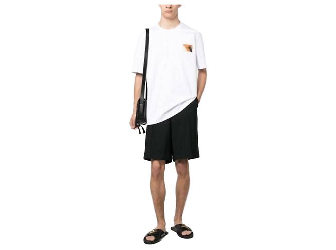 Fendi Logo Label Patch Short Sleeve T-Shirt Multiple colors