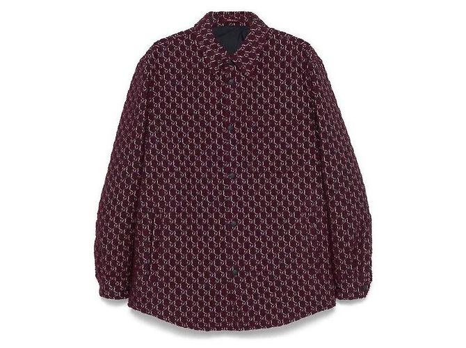 Gucci Shadow Boucle-Woll-Jacquard-Hemd Mehrfarben
